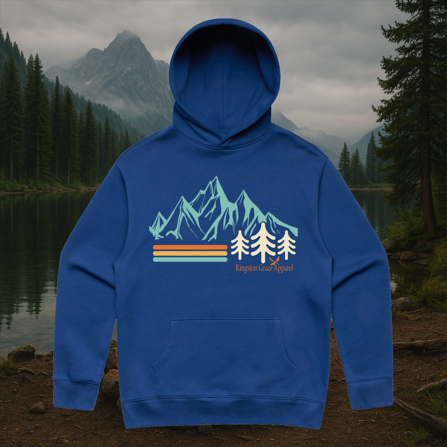 PINES & STRIPES HOOD