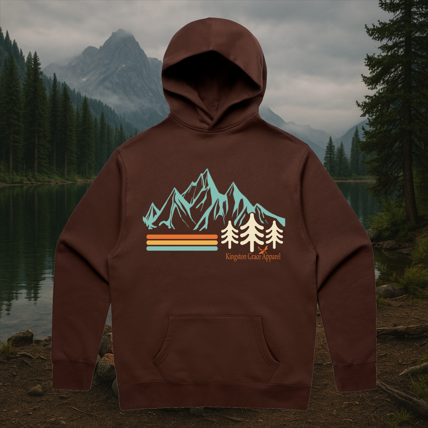 PINES & STRIPES HOOD