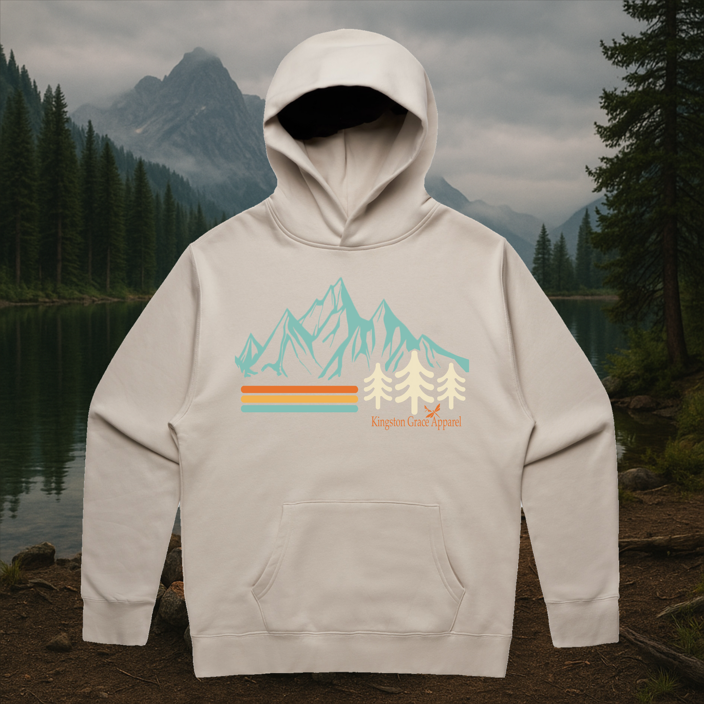 PINES & STRIPES HOOD